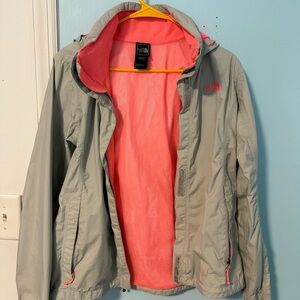 The North Face Women’s Gray/Pink Mesh Jacket - M
